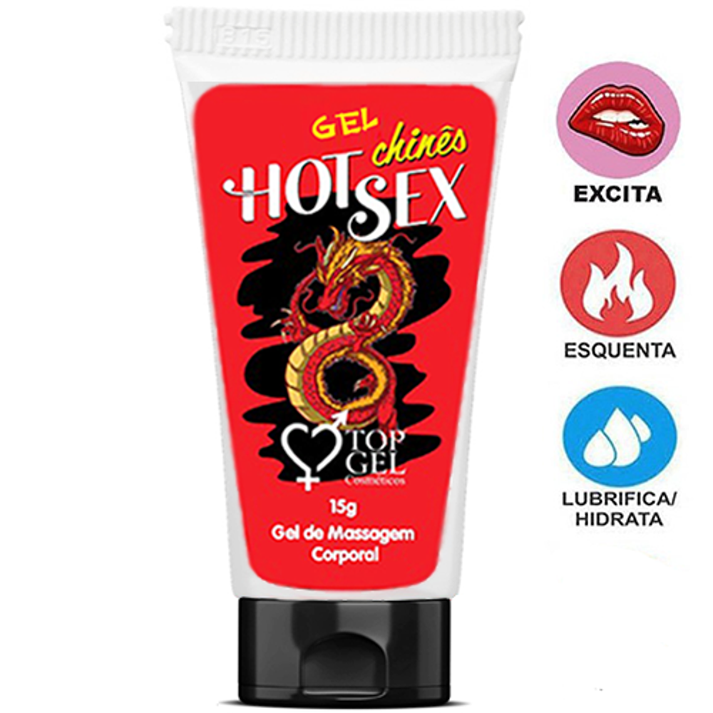 Pack/10 Gel Chines Excitante 15G - Topgel