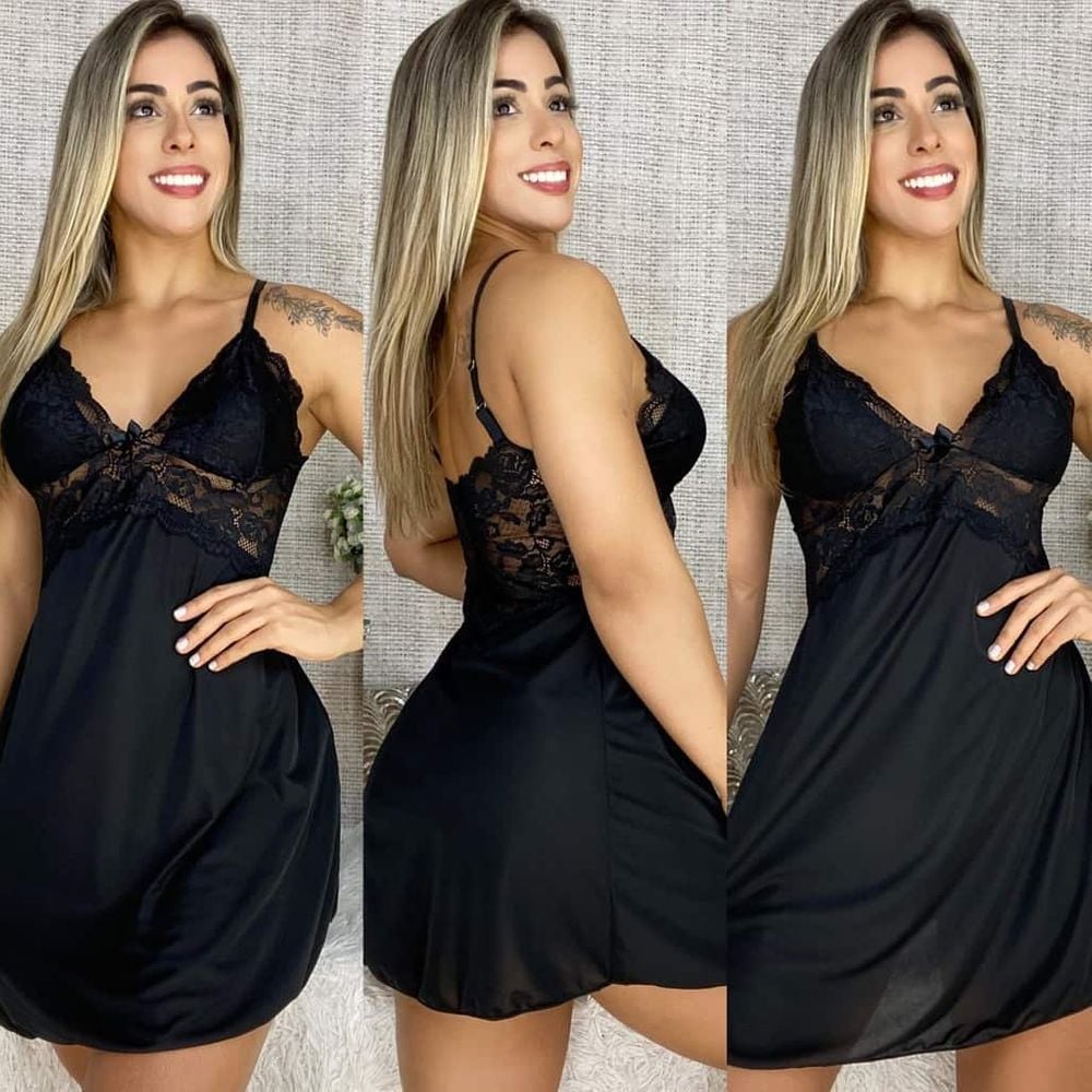 Camisola Sedução Luxo Jeito Sexy